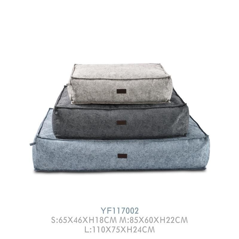 New Design Fabric Flame Retardant BS5852 Pet Mattress Dog Bed