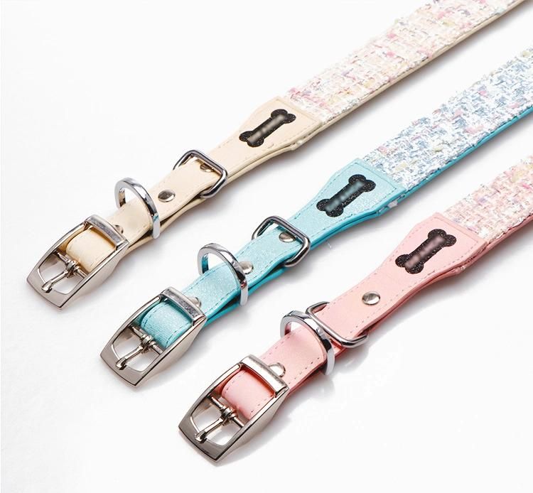 Good Quality Hunting Unique Personalised Metal Buckle PU Leather Dog Collar