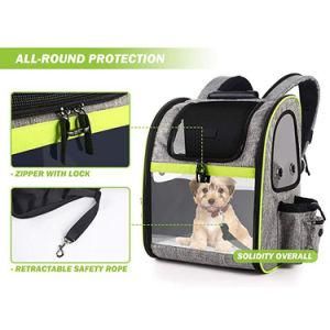 Dog Backpack Cat Bag Pet Backpack Outside Portable Transparent Space Capsule Pet Bag Cat Breathable Backpack Pet Carrier Bag