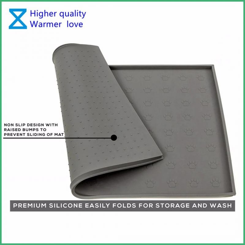 High Quality Silicone Pet Feeding Mats for Dog Cats with Eco-Friendly Materials