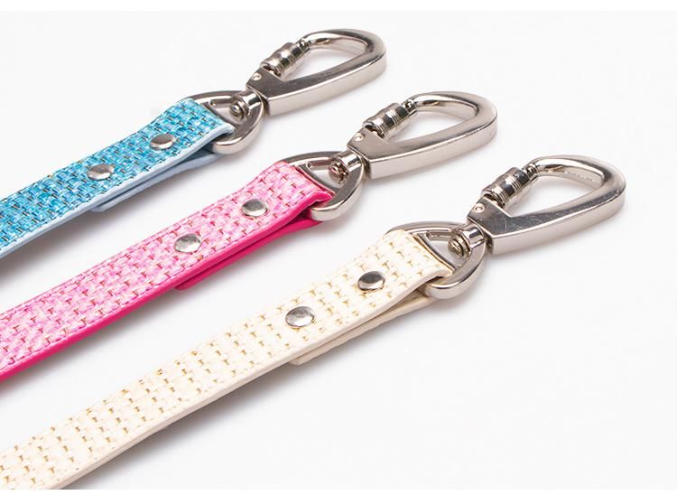 New Design Custom Dog Accessories Fashion Running Dog Leash Leather