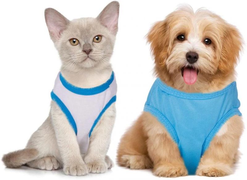 Printed Pet Shirt Summer Pet T Shirt Cool Puppy Shirts Cotton Dog T-Shirts Soft Breathable Dog Sweatshirt
