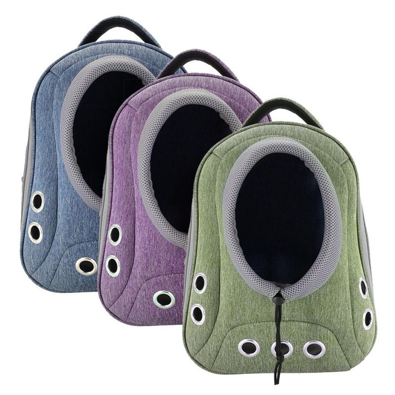 High Quality Pet Accessories Cation Polyester Material Pet Carrier Breathable Pet Dog Cat Backpack