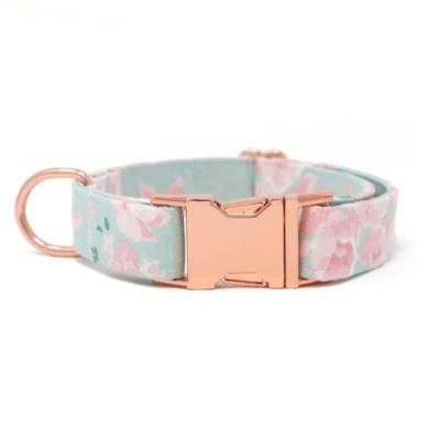 Custom Design Fabric Dog Collar with Logo for Small Medium and Large Dogs