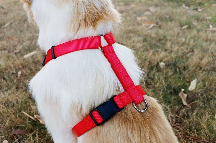 Low MOQ New Adjustable Pet Pattern Backpack Safety Vest Heavy Duty Soft Nylon Dog Harness