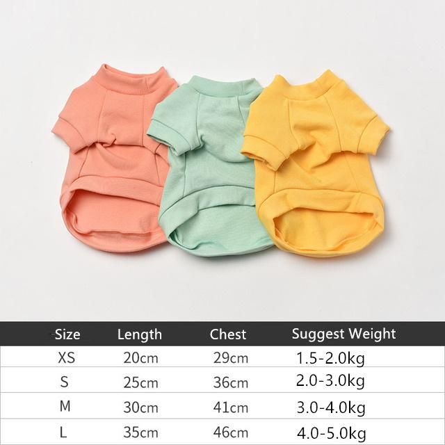 High Quality Wholesale Super Absorbent Robe Soft Pet Cloth Spring Summer Cat Clothes