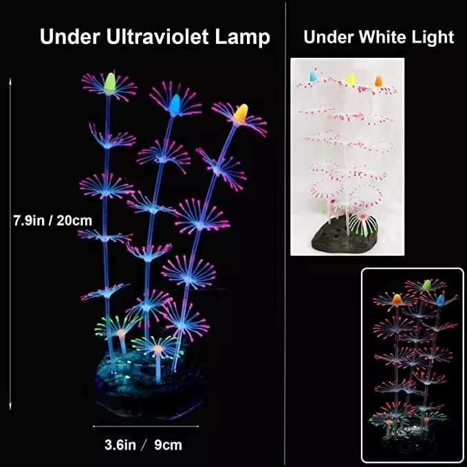 Glowing Silicone Strip Coral Aquatic Plant Aquarium Decoration