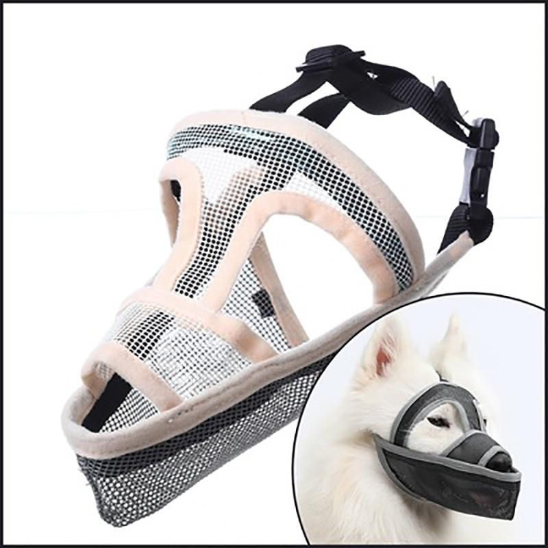 Anti Bite Anti-Eating Licking Biting Mesh Breathable Dog Mouth Cover