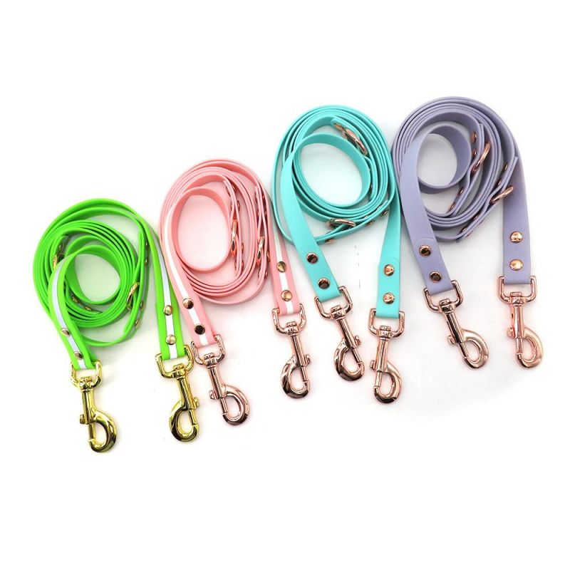 Wholesales Durable Heavy Duty Fashion Colorful Waterproof TPU Pet Dog Training Leash