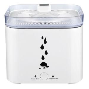 Automatic Pet Flower Cat Water Fountain Dispenser USB Charge Hygienic Drinking 2.75L Automatic Electric Water Bowl