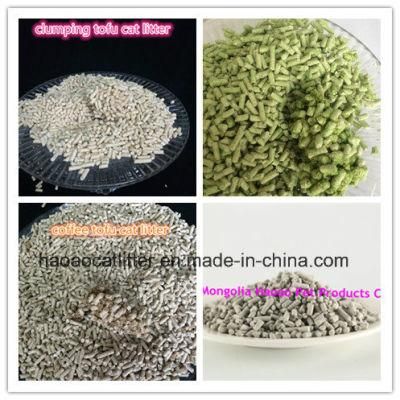 Four Kinds of Tofu Cat Litter with Clumping and Odor Control