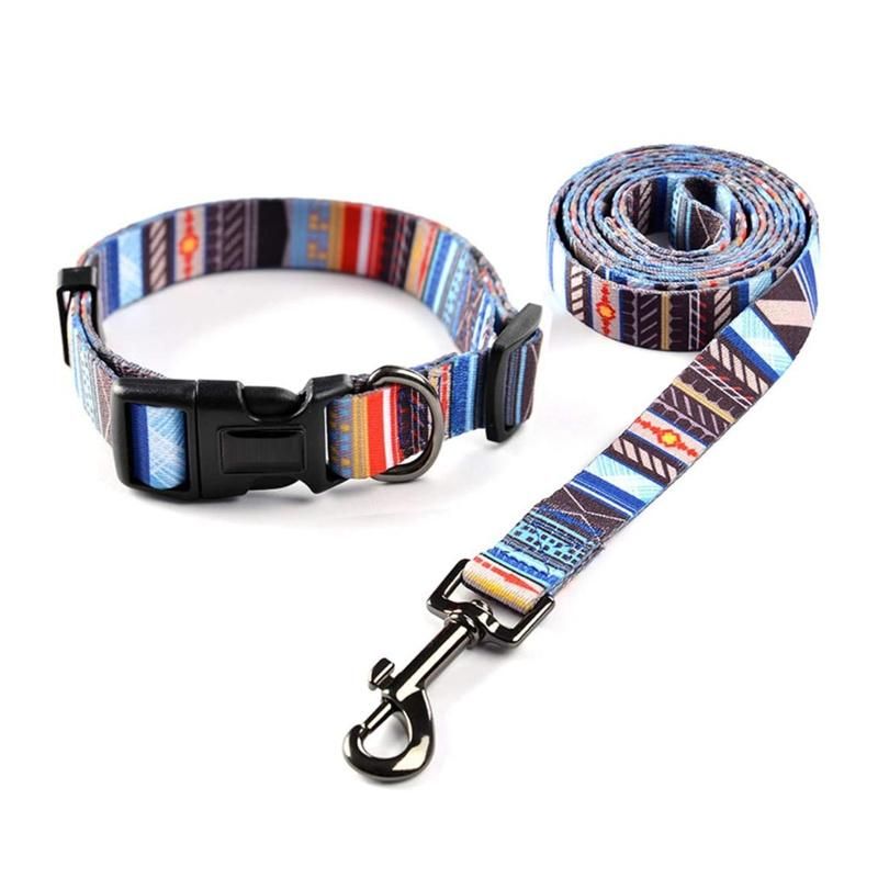 Soft Durable Eco Friendly Dog Training Collar Custom Personalized Design Strong Pet Dog Collar and Leash