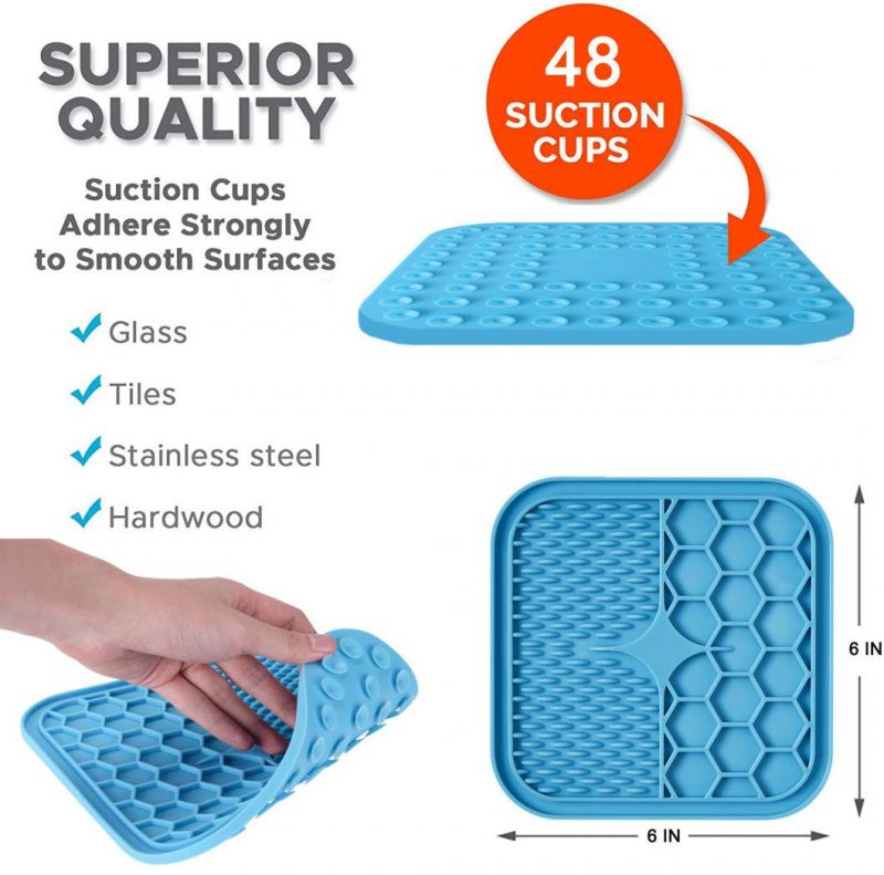 Pet Lick Pad Slower Feeder Pad Cats Dog Mat
