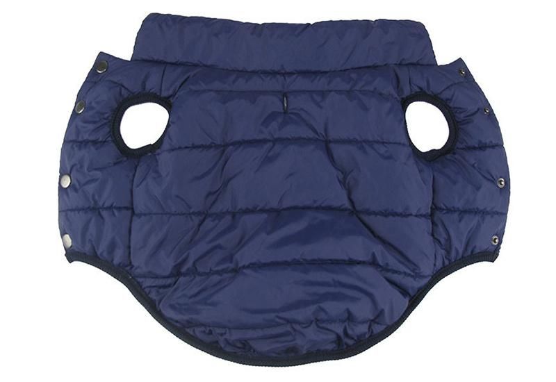 2 Layers Fleece Lined Warm Dog Jacket for Puppy Winter Cold Weather Dog Coat