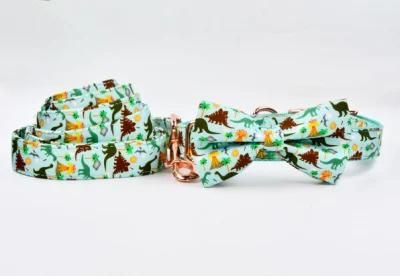 Wholesale Personalized Pet Collars Dog Leash Harness with Cute Bowknot