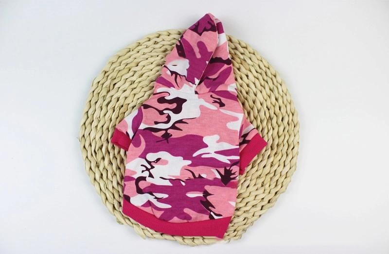 Wholesale Spring Autumn Pet Clothes Popular Logo Design Camouflage Pet Hoodie Dog Clothes