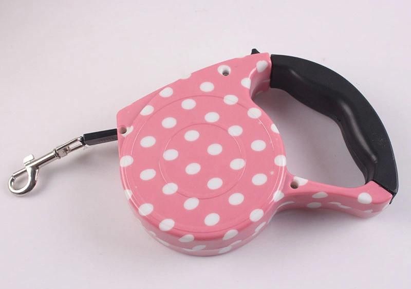 Personalised Retractable Ribbon Pet Training Dog Leash Retractable