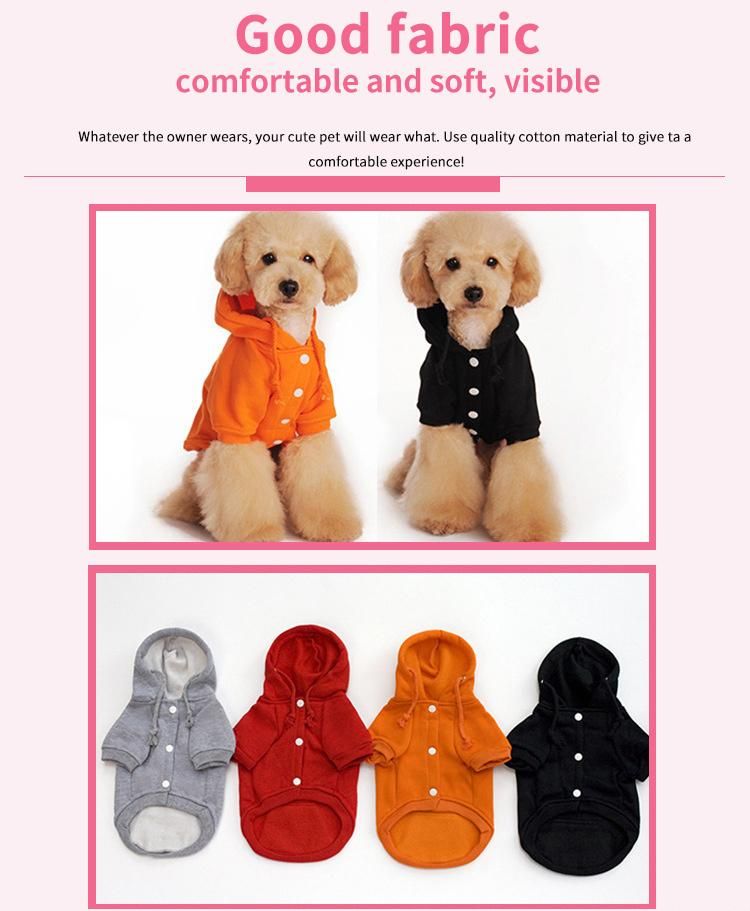 Hot Sell Fashion Pet Clothes and Accessories Dog Jacket Clothes Hoodie Coat Clothes