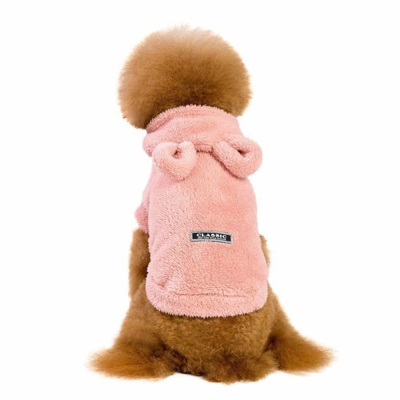 Luxury Custom Plush Pet Dog Clothes for Autumn Winter