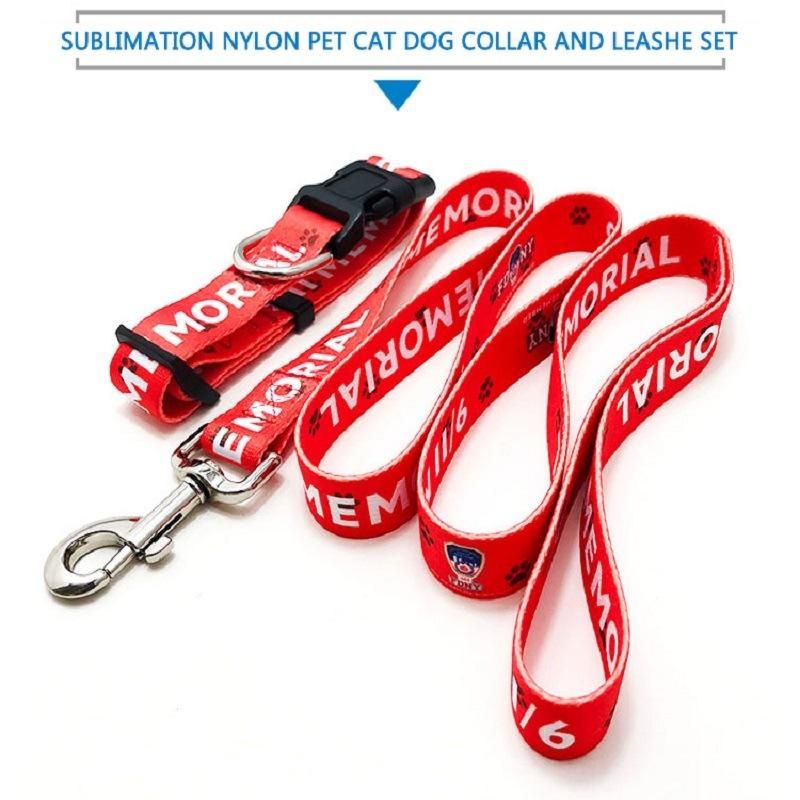 Popular Sublimation Printing 100% Polyester Custom Dog Leash