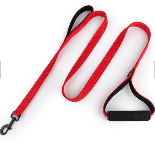 Double Soft Handle Dog Lead Dual Handle Pet Dog Leash for Large Dog