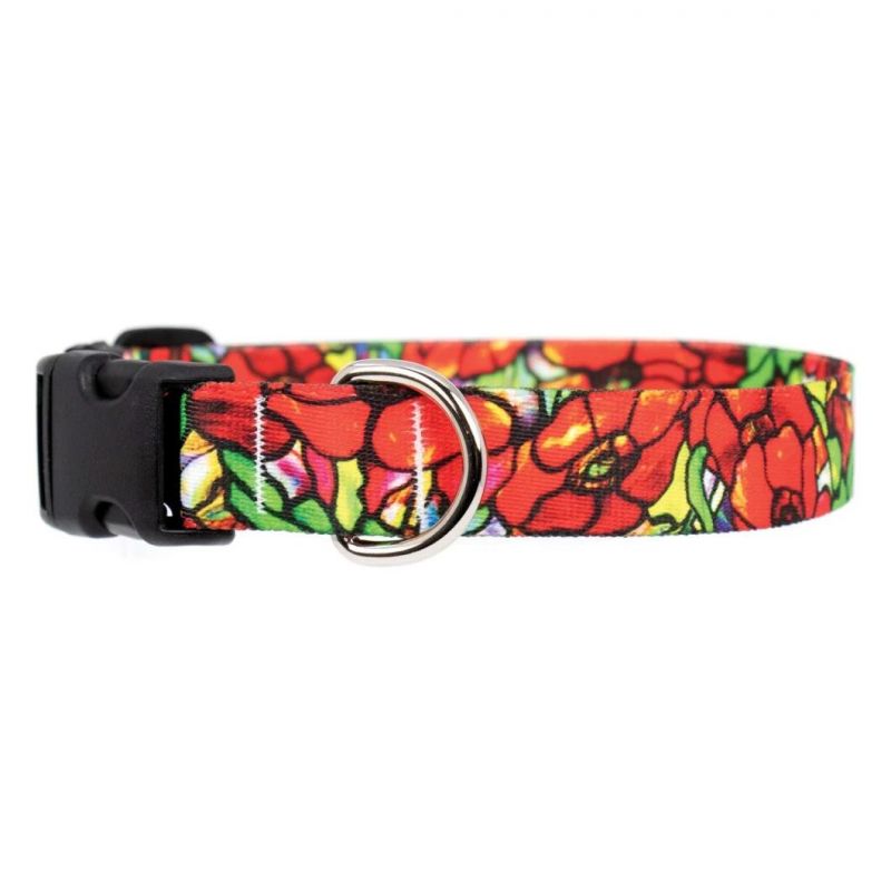 New Design Hiroshige Cherry Blossom Dog Collar with Fadeproof Sublimation