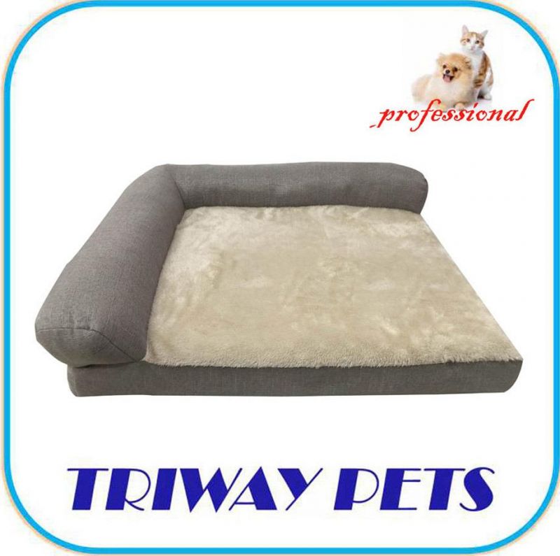 Luxury Nail Foam Orthopedic Pet Sofa Bed
