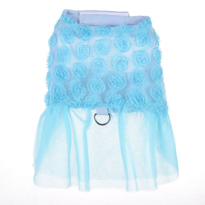 Wholesale Plaid Sweat Pet Dresses Apparel Summer Skirt Dog Clothes Lovely Pet Dresses