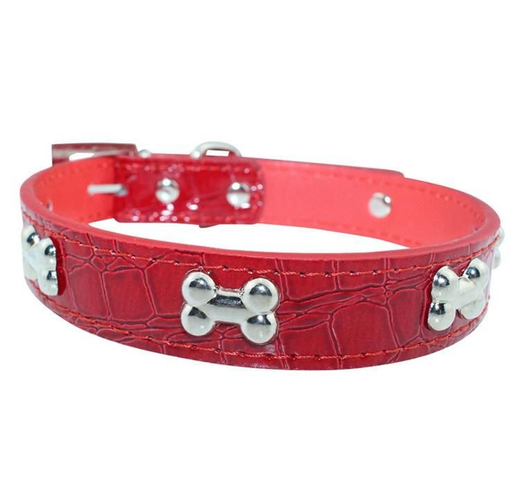 Waterproof Dog Collar for Pet Training PU Dog Collars
