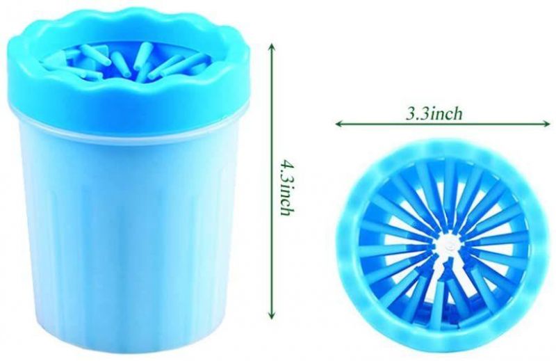 Portable Dog Paw Cleaner for Claw Care Line, Small/Medium Dogs