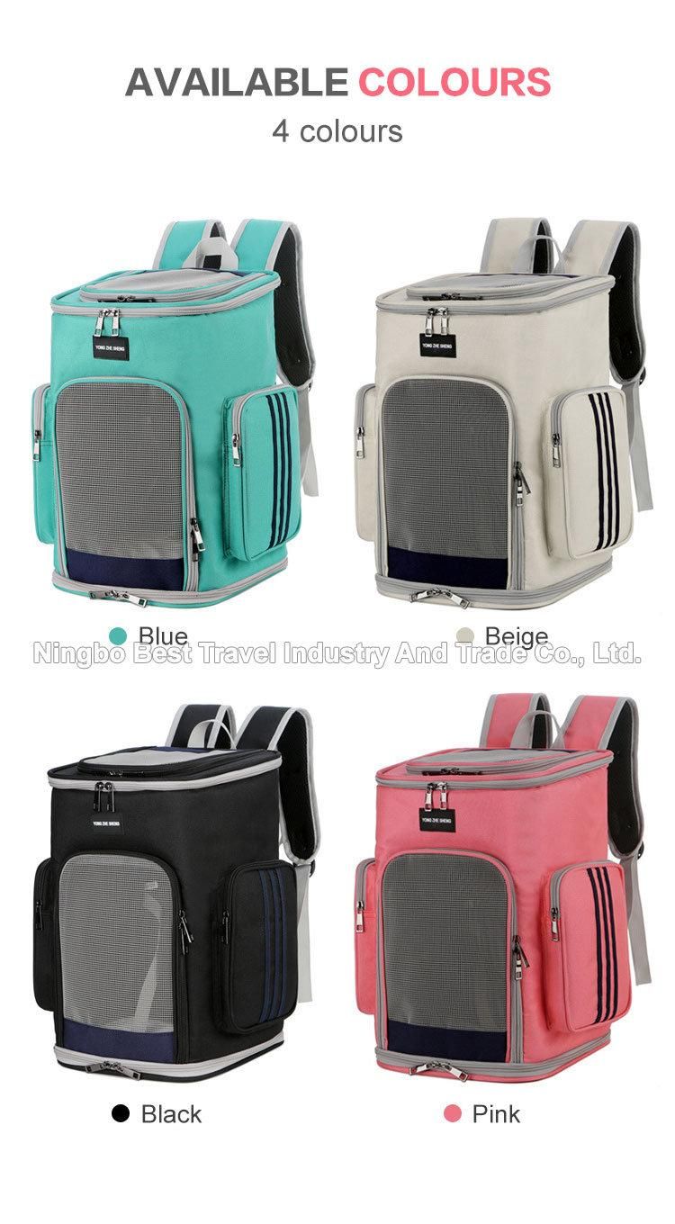 Travel Camping Small Cats Dog Backpack Carrier Bag Ventilated Breathable Pet Backpack