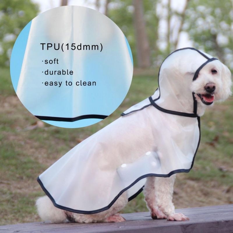 Designer Pet Apparel Raincoat Pet Product Pet Raincoat