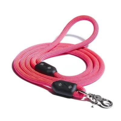 Strong Leashes Custom Colors Soft Handle Nylon Rope Pet Dog Leash