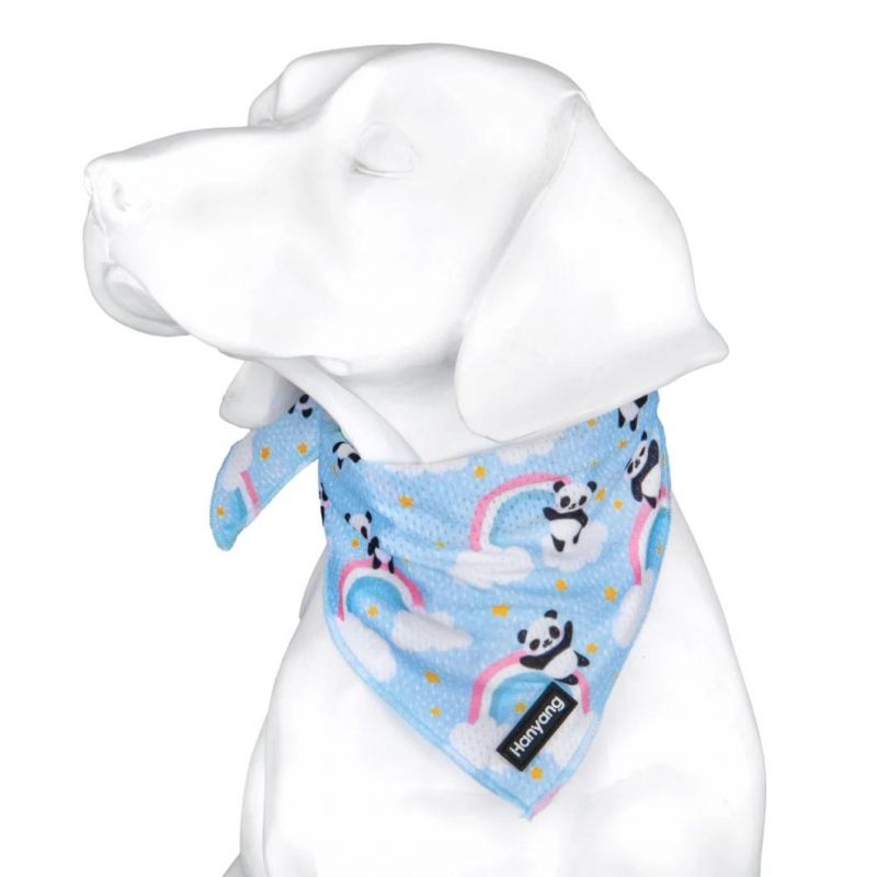 OEM Wonderful Colorful Printing Pattern and Brand Logo Bandana for Pets Dog