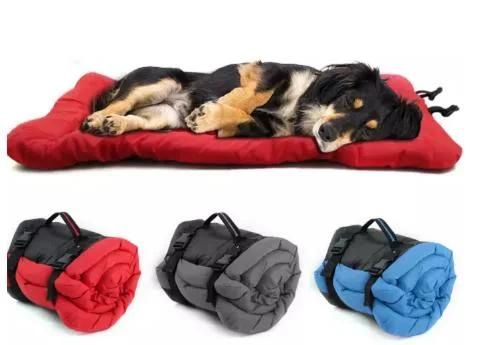 Foldable Pet Dog Bed Mat for Travel Outdoors Cat Dog Puppy Bed Waterproof Large Portable Soft Warm Pet Car Sofa Mat Cama Perro