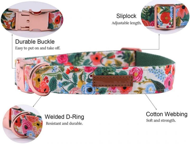 Adjustable Pattern Dog Collars for Small Medium Large Dogs and Cats