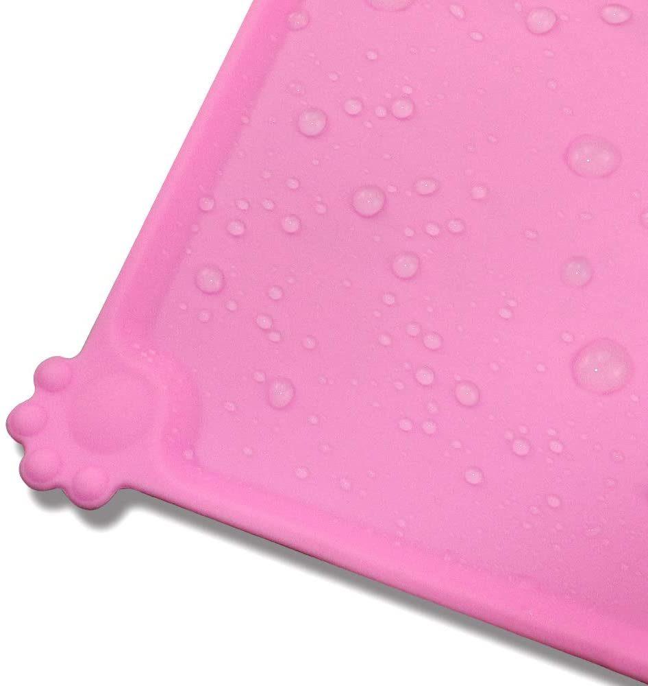 Easy to Clean Non-Skip Pet Food Mat BPA Free
