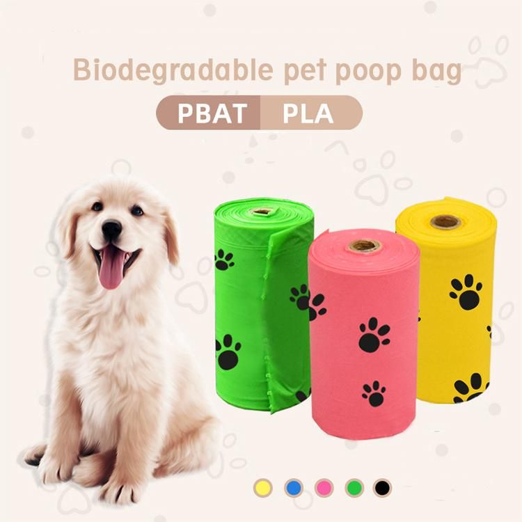 Biodegradable Custom Compost Pet Garbage Bags Print Dog Pet Waste Poop Bags