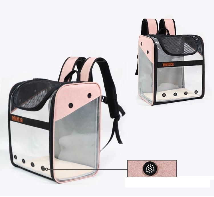 Wholesale Comfort Transparent Capsule Pet Backpack Carrier Bag for Small Animals