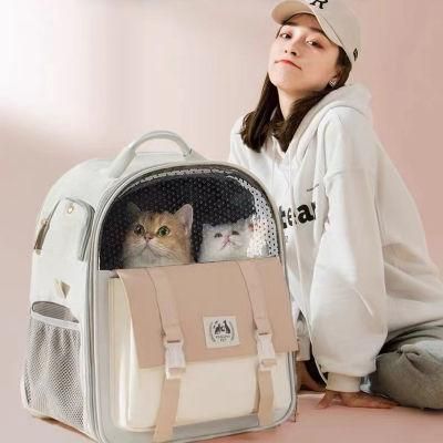Breathable Pet Carrier Backpack Portable Travel Pet Carrier Windproof Pet Carrier Bag