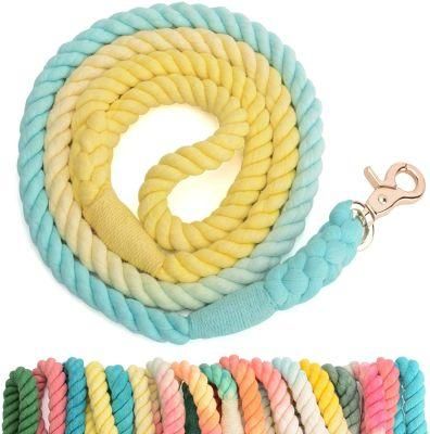 Heavy Duty Training Lead Multicolor Traction Braided Rope Lead