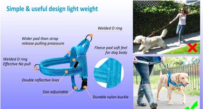 Multi-Colored Stripe Stylish Puppy Vest Harness, Best Pet Supplies