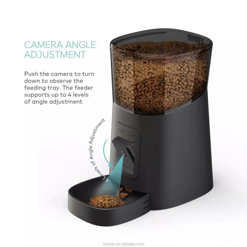 in Stock Reasonable Price Pet Feeder Automatic WiFi Automatic Pet Feeder with Camera