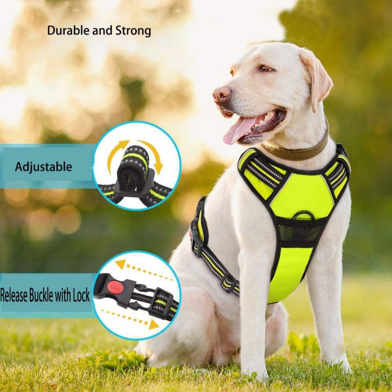 Luxury Dog Harness Vest Step in Neoprene Tactical Freedom Reflective Adjustable Custom No Pull Dog Harness