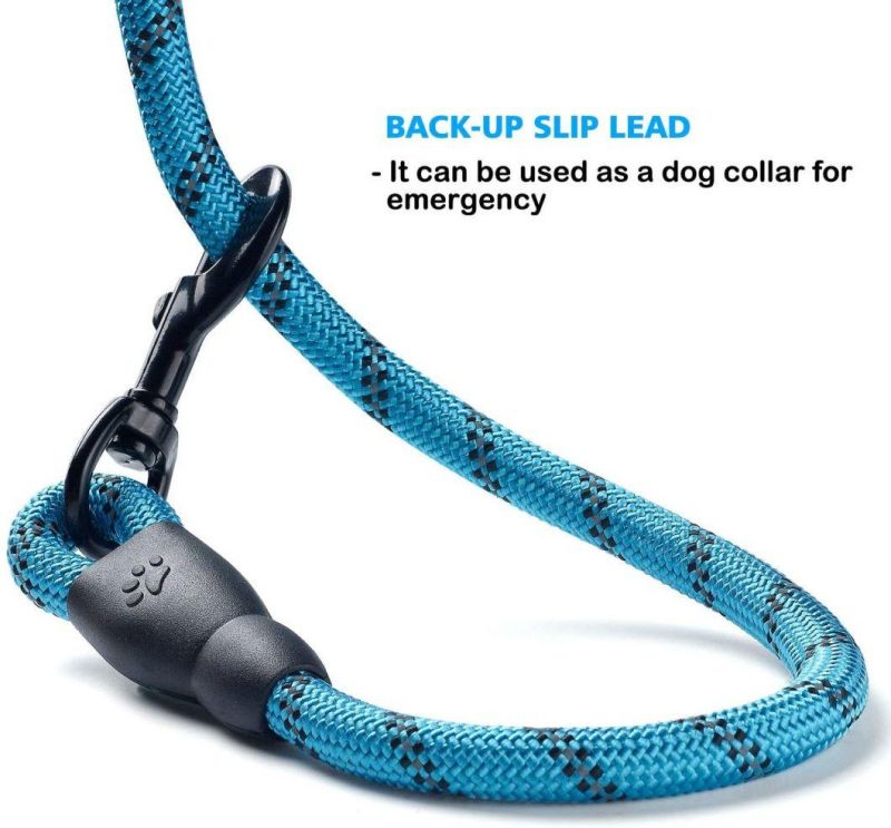 6FT Strong Dog Leash with Comfortable Padded Handle and Highly Reflective Threads Dog Leash