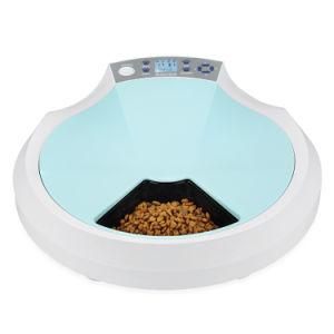 Adjustable 5 Grids LCD Blue Display Digital Automatic Timing Pet Feeder