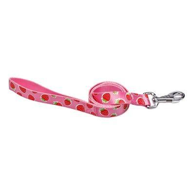 New Fashion Pet Products Large Nylon Custom Print Pink Dog Leash with Logo