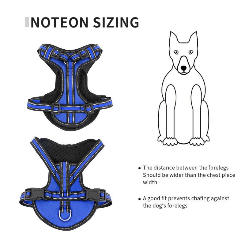 Personalized Dog Harness Reflective Breathable Adjustable Pet Harness