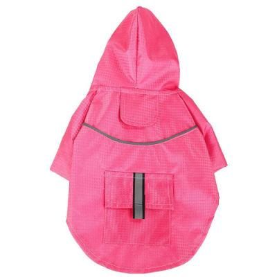 Ropa Impermeable PARA Perrosreflective Waterproof Dog Jacket Dog Raincoat Dog Rain Poncho W. Pocket Dog Garment