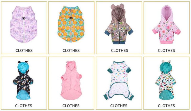 Wholesale Pet Clothing Waterproof Double Pattern for Jacket Customization Personalized Logo